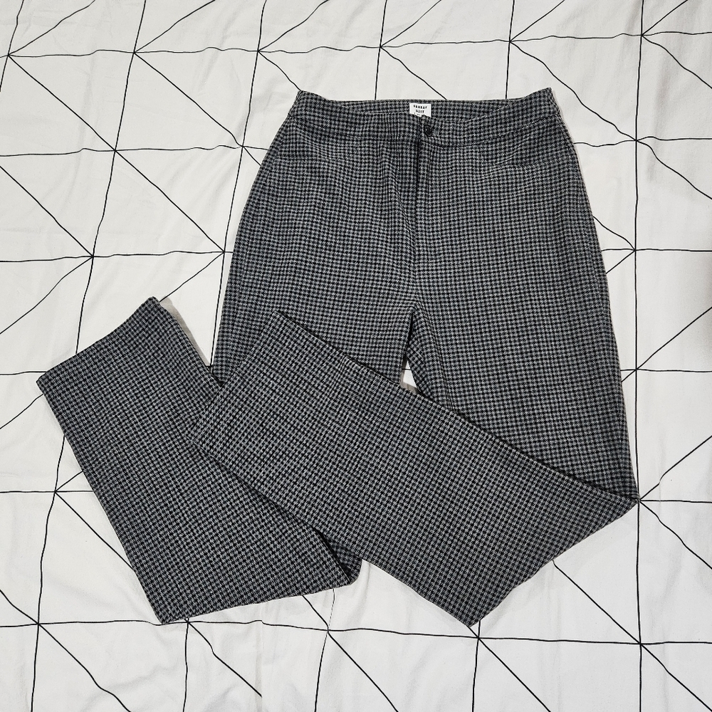 Aritzia Sunday Best Freshman Check Pant Size 4